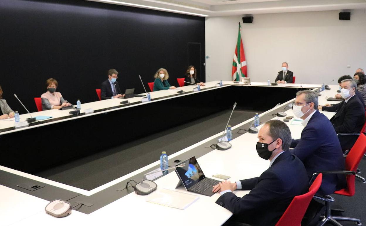 Última reunión del Consejo Vasco de Finanzas.