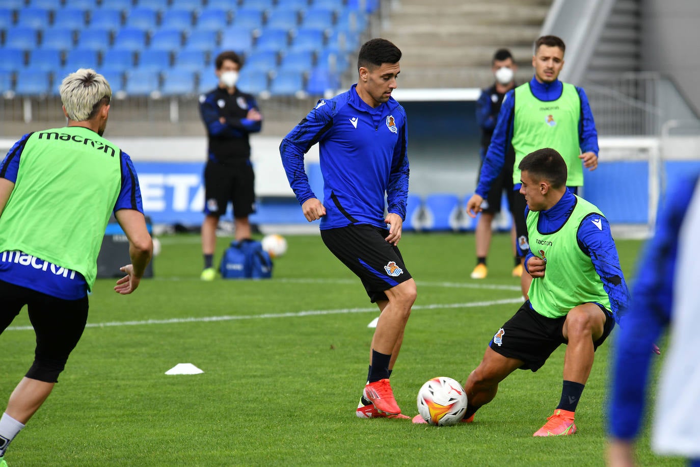 Fotos: Las mejores imágenes del entrenamiento de la Real Sociedad