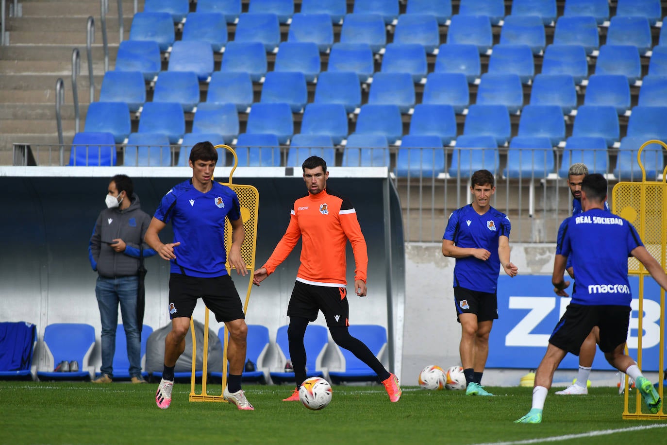 Fotos: Las mejores imágenes del entrenamiento de la Real Sociedad