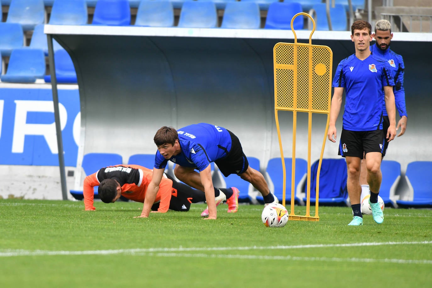 Fotos: Las mejores imágenes del entrenamiento de la Real Sociedad