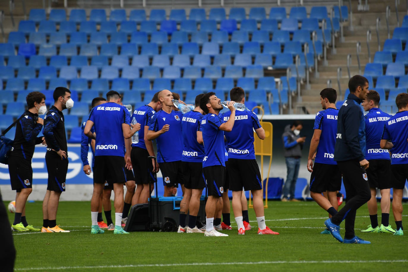 Fotos: Las mejores imágenes del entrenamiento de la Real Sociedad