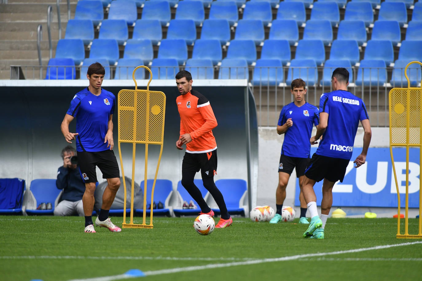 Fotos: Las mejores imágenes del entrenamiento de la Real Sociedad