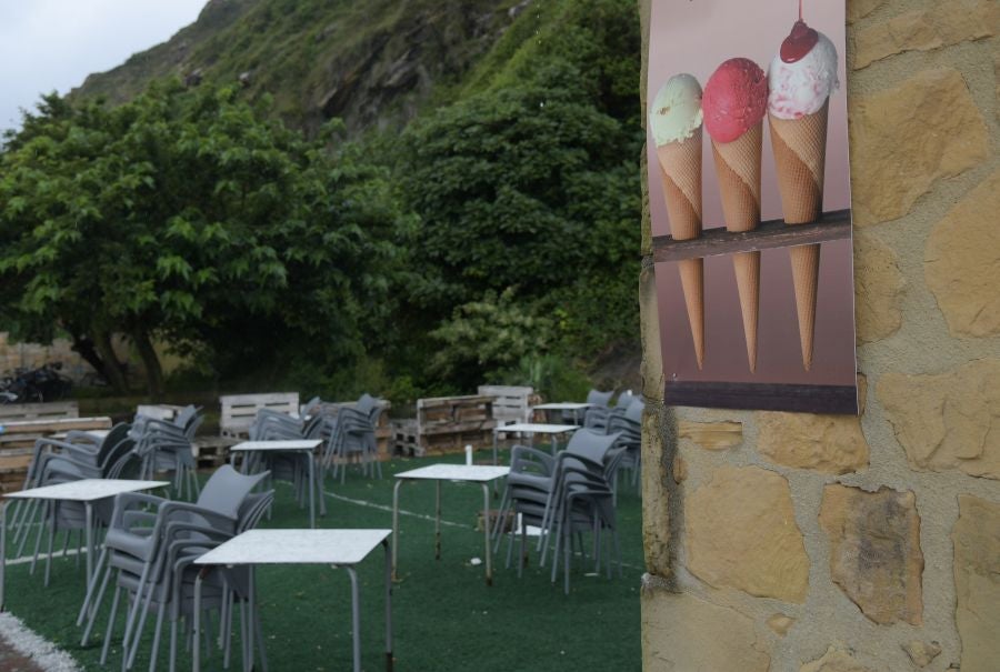 A pesar de estar en verano con este tiempo desapacible no apetece ni tomar un helado