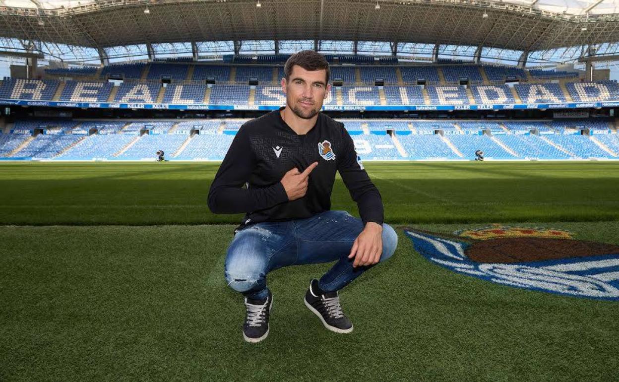 Maty Ryan posa en Anoeta.