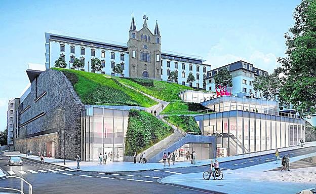 La cuesta desaparecerá en el primer tramo de Aldapeta para facilitar el acceso.