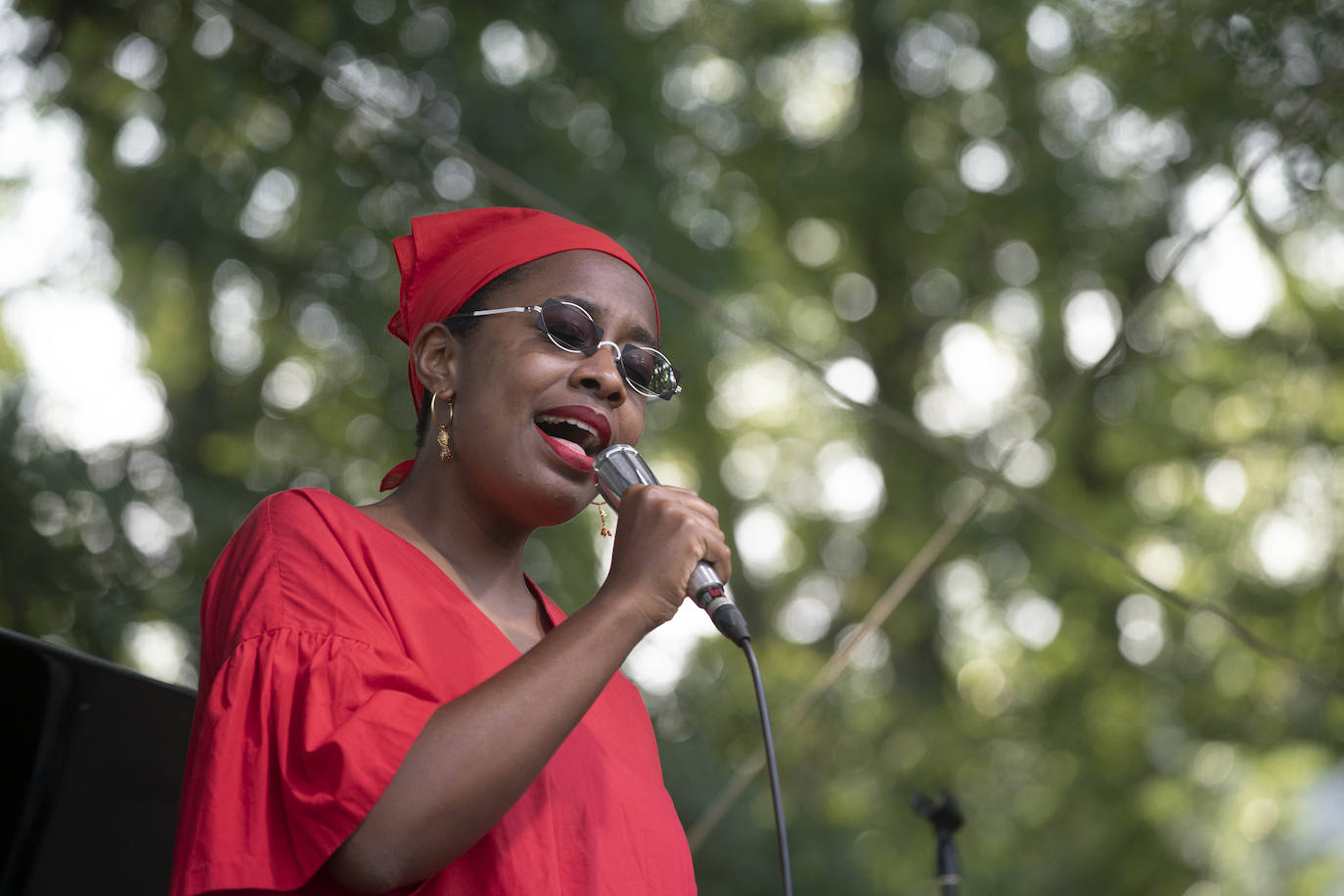 Fotos: Cécile McLorian en el concierto de adelanto del Jazzaldia