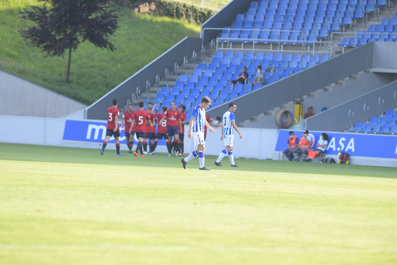 El Sanse se impuso por 3-1 al Osasuna B. El navarro ya suma dos tantos, el de este martes de penalti, mientras que el riojano aprovechó un regalo de Roberto López para vencer al conjunto navarro.