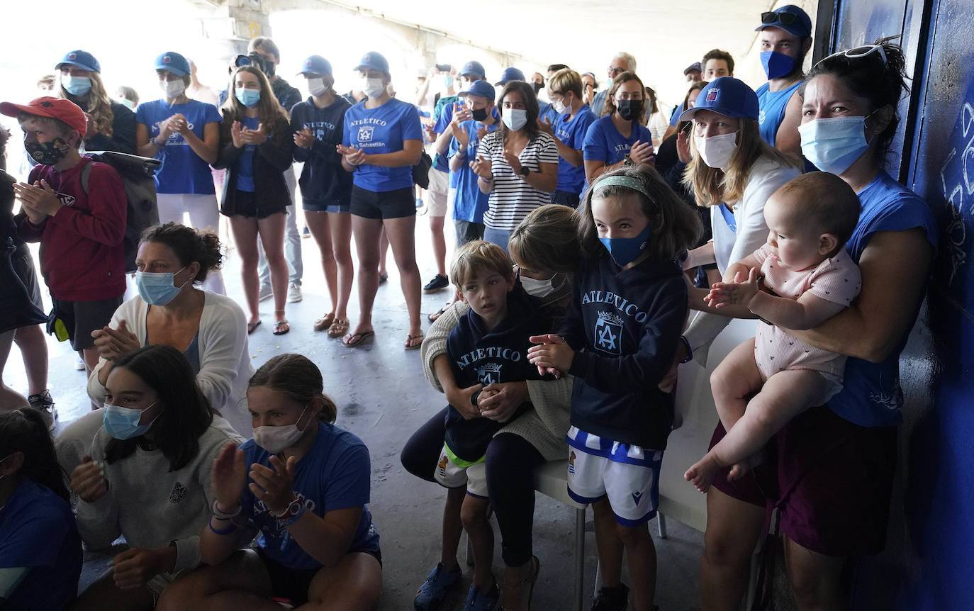 Maialen Chourraut ha vuelto a hacer historia al conseguir la medalla de plata en los Juegos Olímpicos de Tokyo 2020 y ha hecho vibrar a sus amigos en el Club Atlético San Sebastián. 