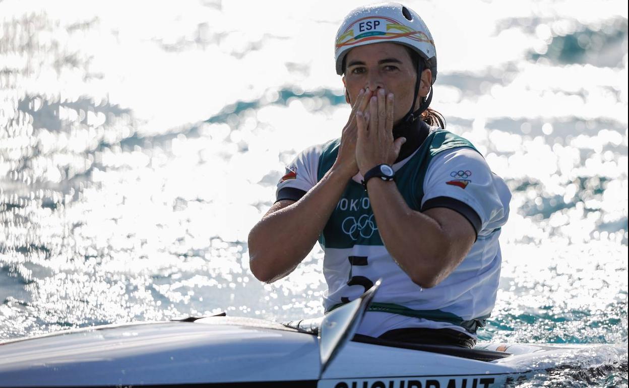 Tokio 2020: así han felicitado a Maialen Chourraut por su medalla de plata