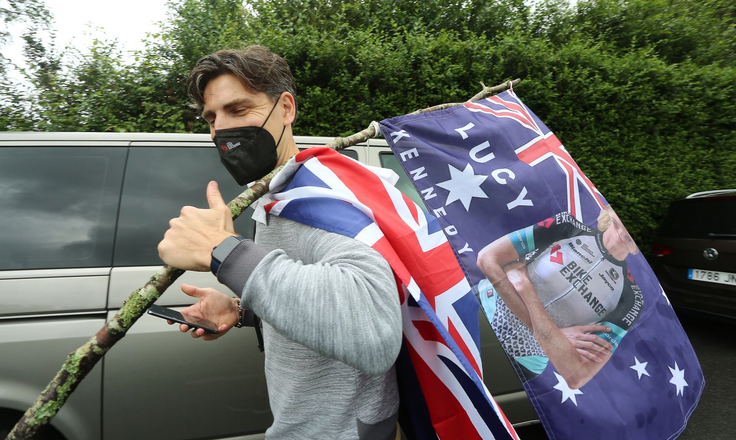 Annemiek van Vleuten (Movistar) se ha impuesto en la meta del Boulevard por delante de Ruth Winder (Trek-Segafredo) y Sabrina Stultiens (CCC)