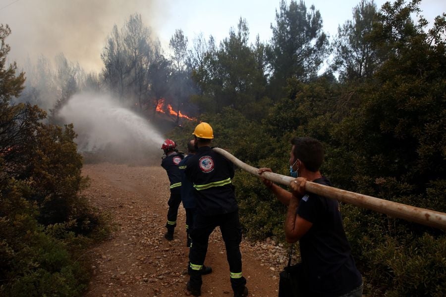 Fotos: Ola de calor en Grecia