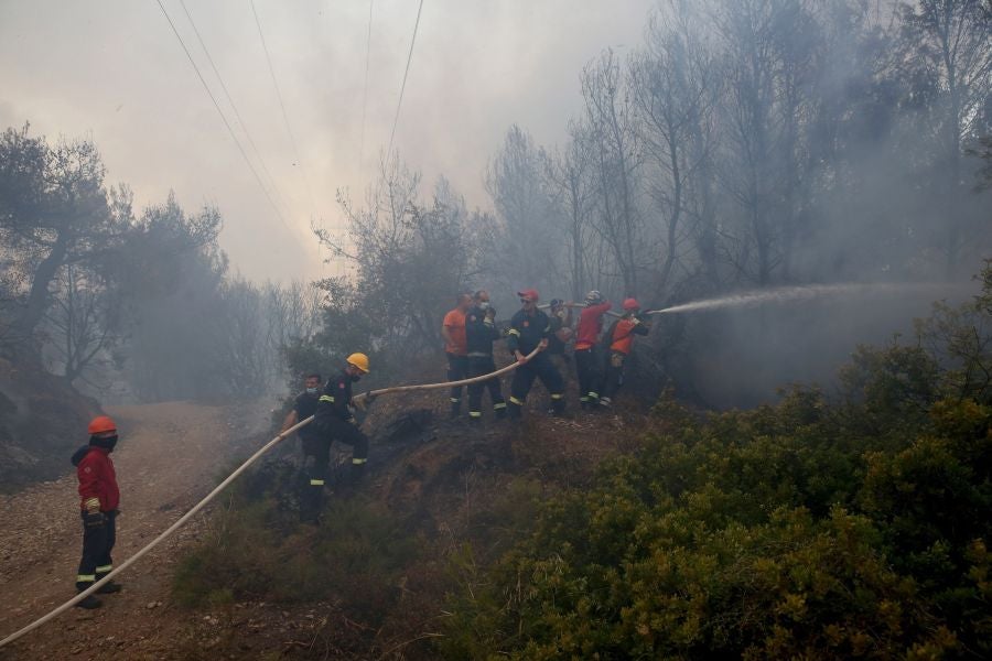 Fotos: Ola de calor en Grecia