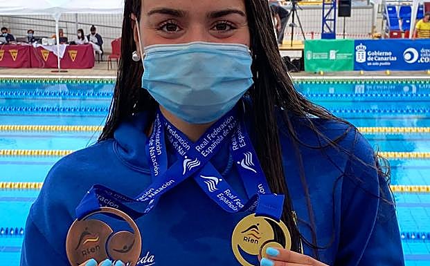 Ainhoa Martín, bronce en 400 estilos