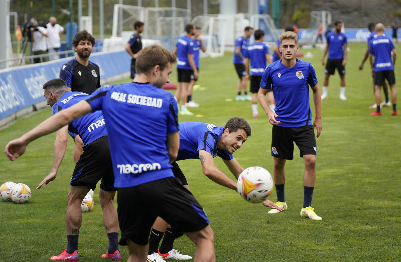 Fotos: Las mejores imágenes del entrenamiento de la Real Sociedad