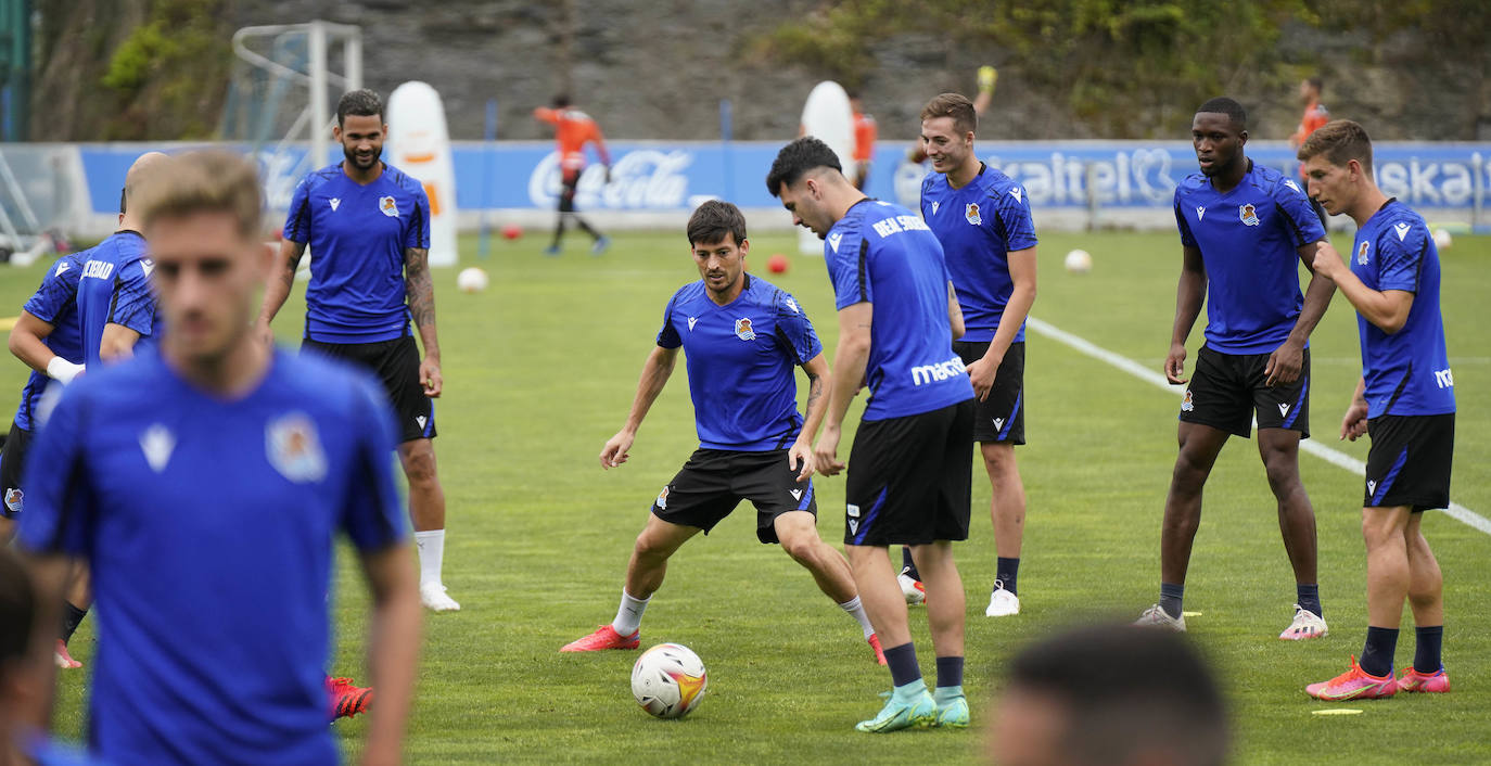 Fotos: Las mejores imágenes del entrenamiento de la Real Sociedad