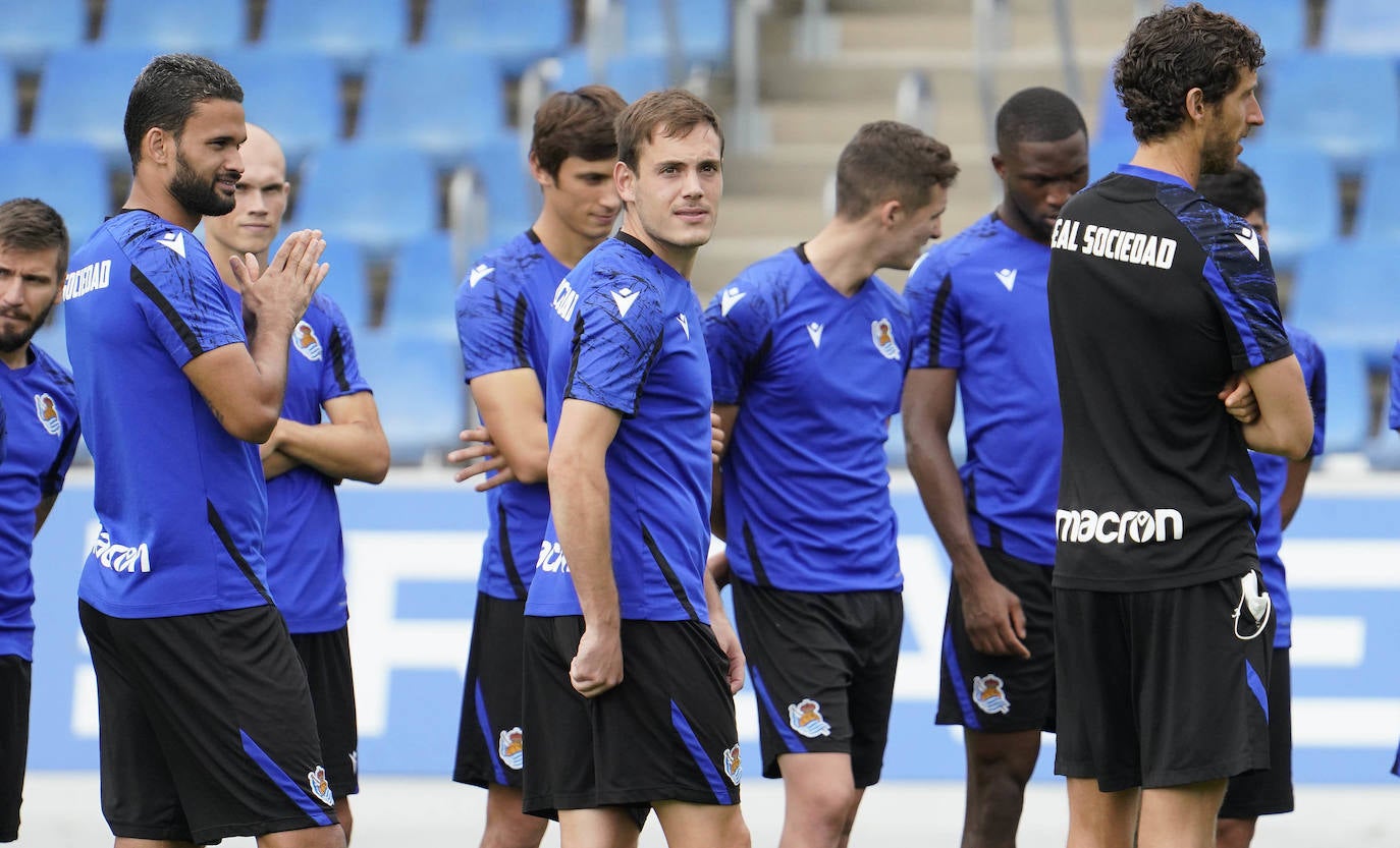 Fotos: Las mejores imágenes del entrenamiento de la Real Sociedad