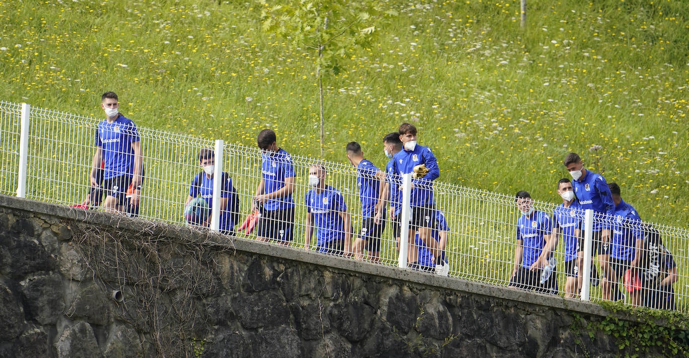 Fotos: Las mejores imágenes del entrenamiento de la Real Sociedad
