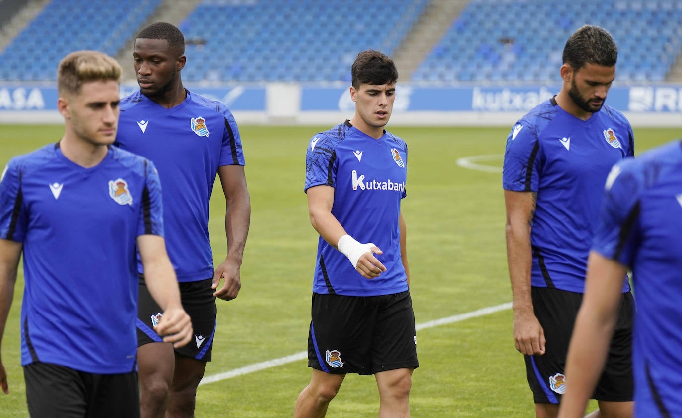 Fotos: Las mejores imágenes del entrenamiento de la Real Sociedad