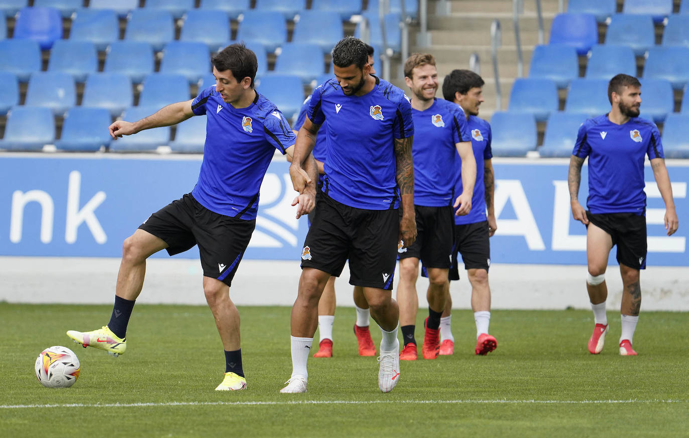 Fotos: Las mejores imágenes del entrenamiento de la Real Sociedad
