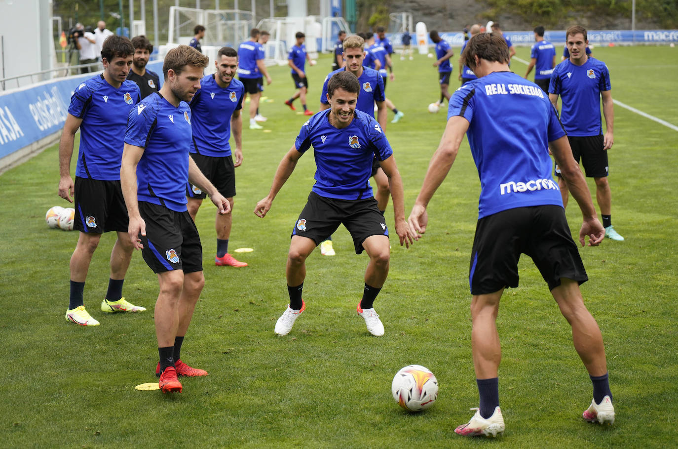 Fotos: Las mejores imágenes del entrenamiento de la Real Sociedad