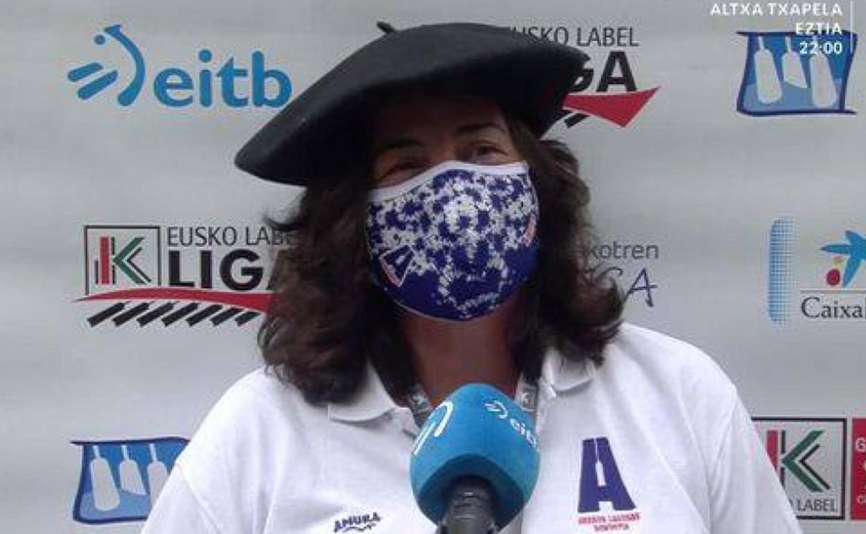 Remo| Itziar Eguren: «Se lo dedico a todo el mundo que nos ha apoyado»