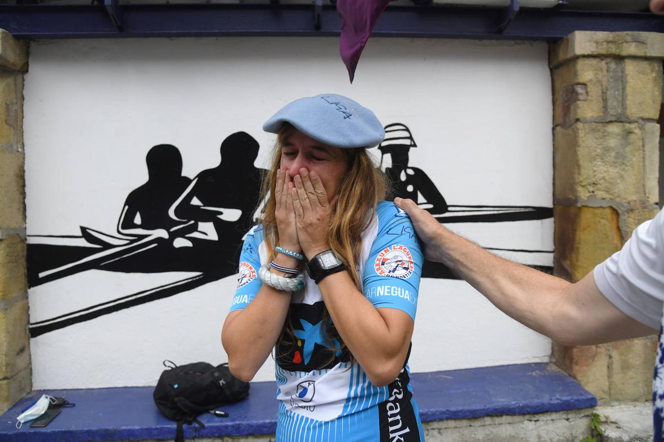 Fotos: Las remeras de Arraun Lagunak ya celebran su Liga Euskotren