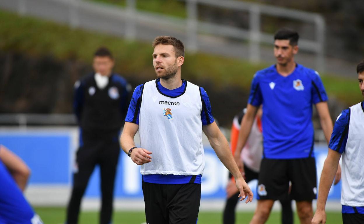 Asier Illarramendi durante un entrenamiento de la pretemporada. 