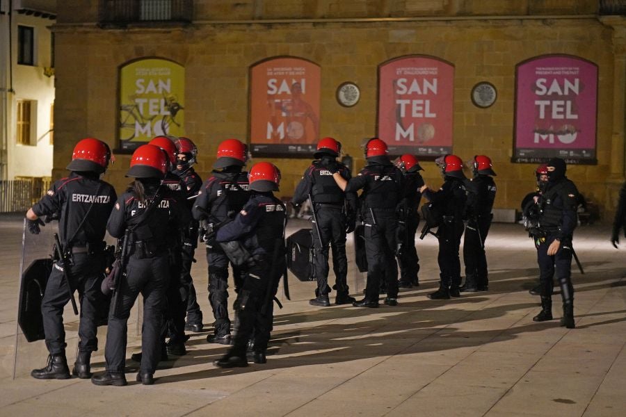 Fotos: Altercados en Donostia