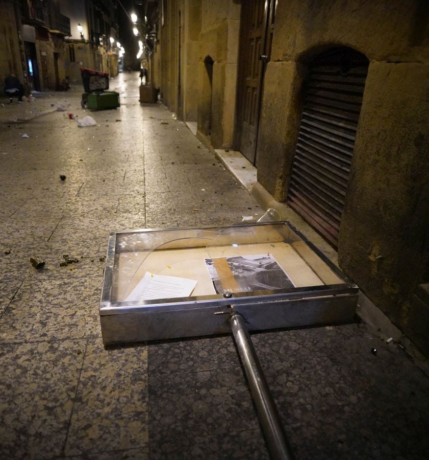 Fotos: Altercados en Donostia