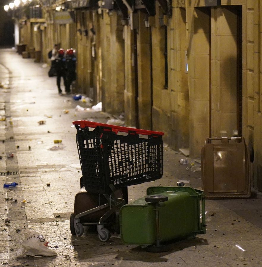 Fotos: Altercados en Donostia