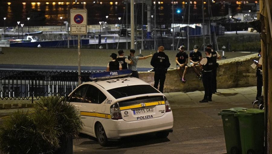 Fotos: Altercados en Donostia