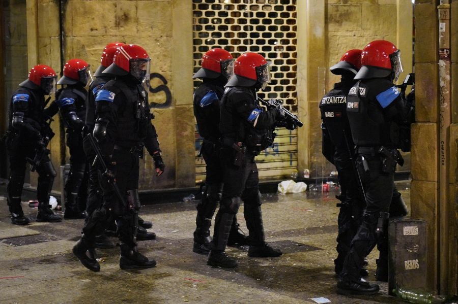 Fotos: Altercados en Donostia