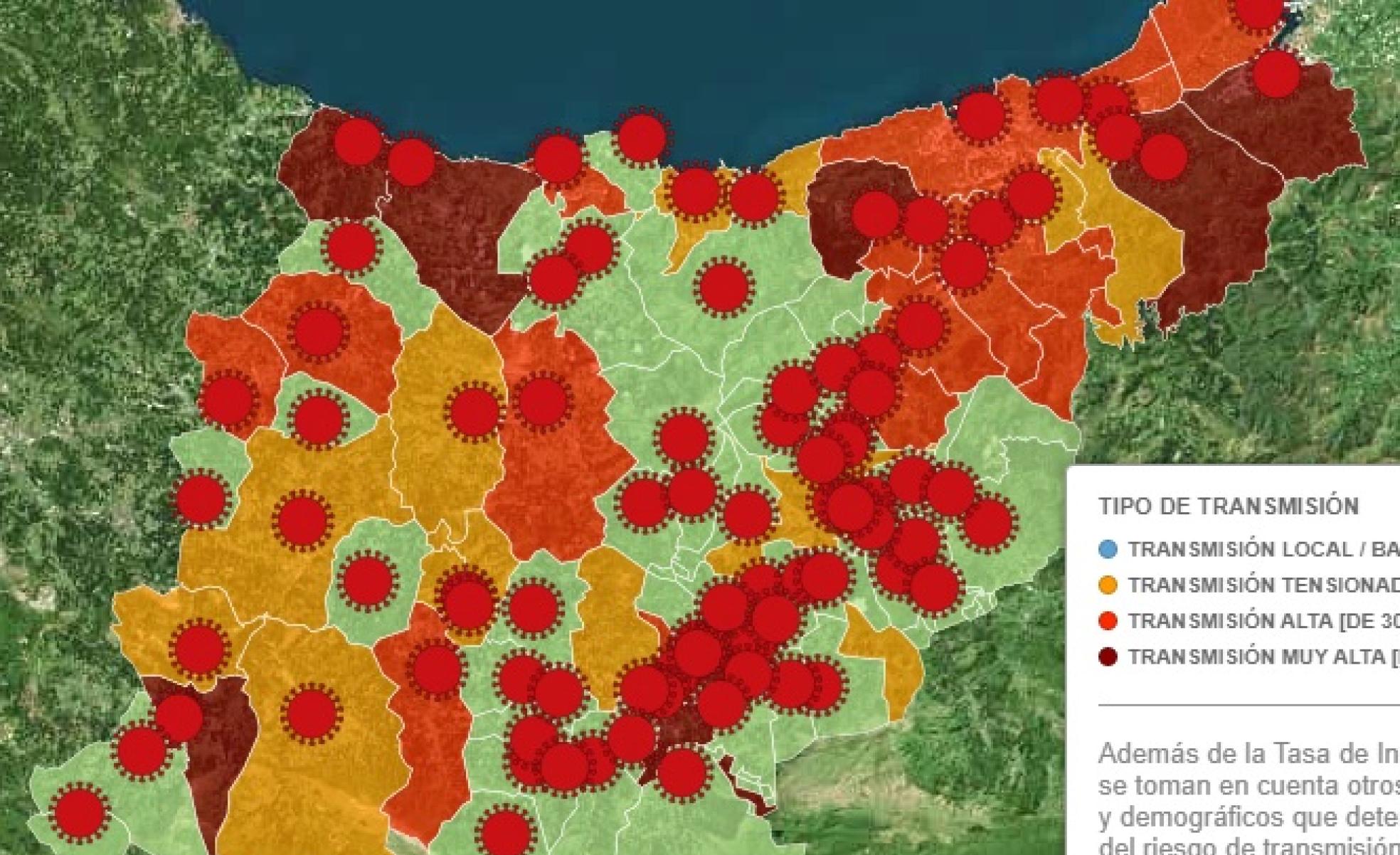 Coronavirus Gipuzkoa: Consulta la evolución del Covid-19 pueblo a pueblo