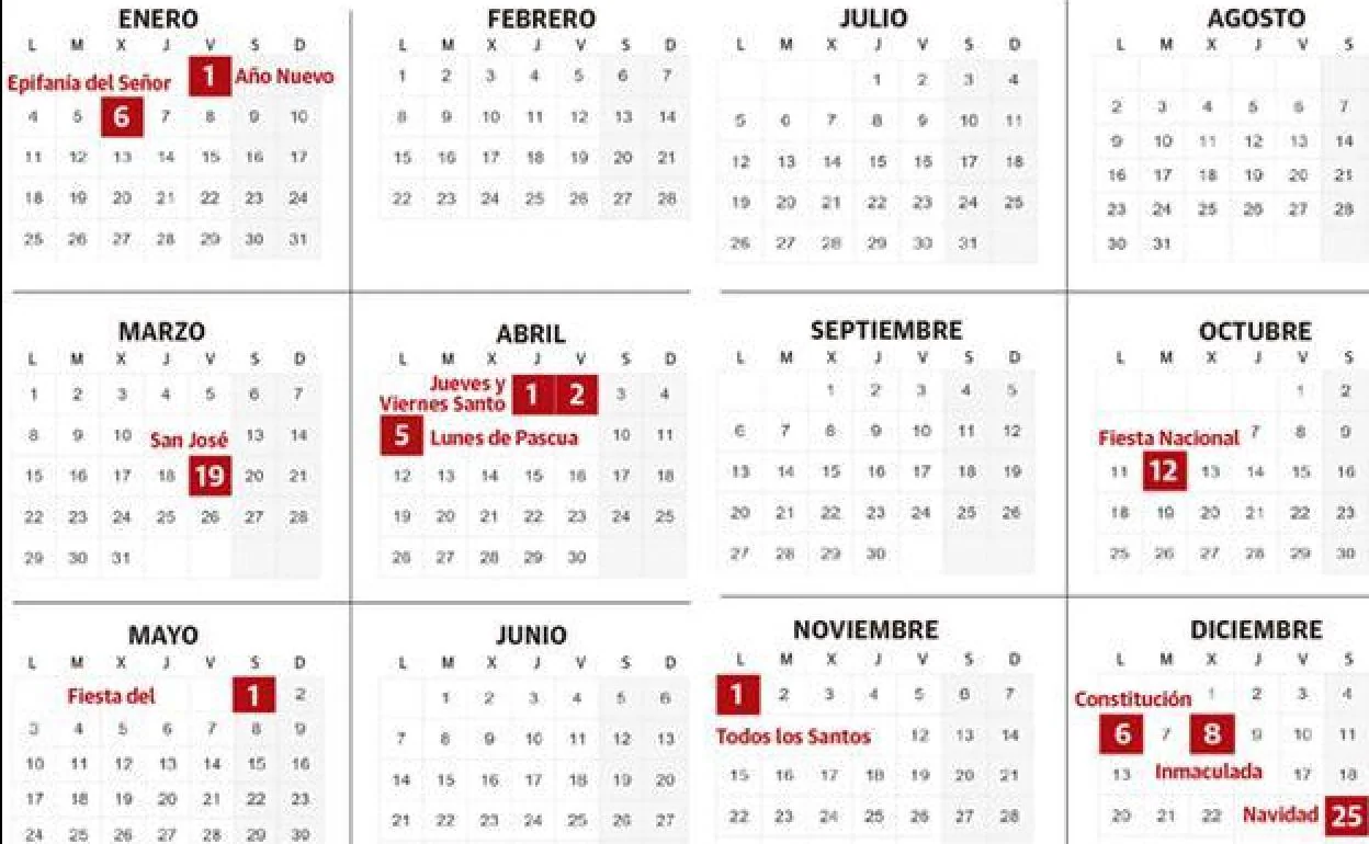 Festivos En Euskadi 2023 Calendario laboral 2021 | Conoce los festivos y puentes que restan por  hacer este año | El Diario Vasco
