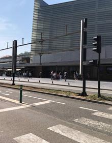 Imagen secundaria 2 - Las estructuras que ya decoran el paseo de la Zurriola. 