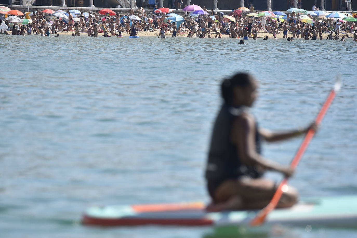Fotos: Gipuzkoa afronta 72 horas de calor y mañana se activará la alerta amarilla