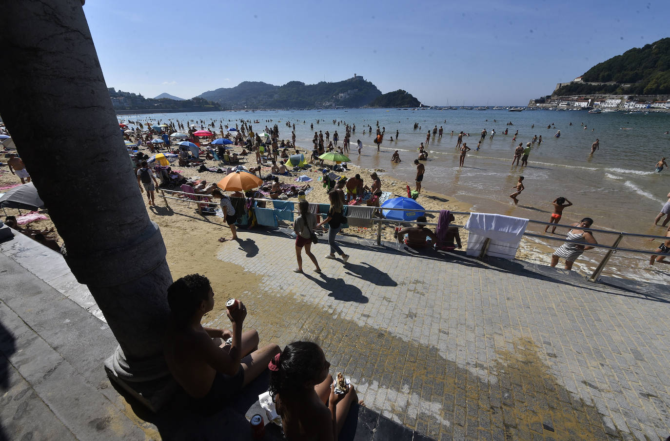 Fotos: Gipuzkoa afronta 72 horas de calor y mañana se activará la alerta amarilla
