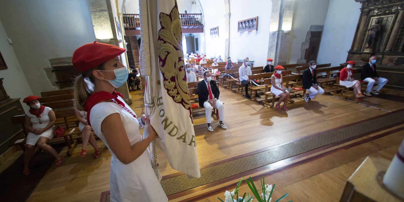 Fotos: Las imágenes de otro 8 de septiembre atípico en Hondarribia