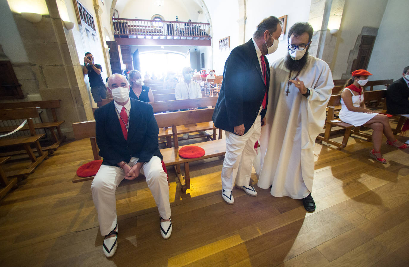 Fotos: Las imágenes de otro 8 de septiembre atípico en Hondarribia