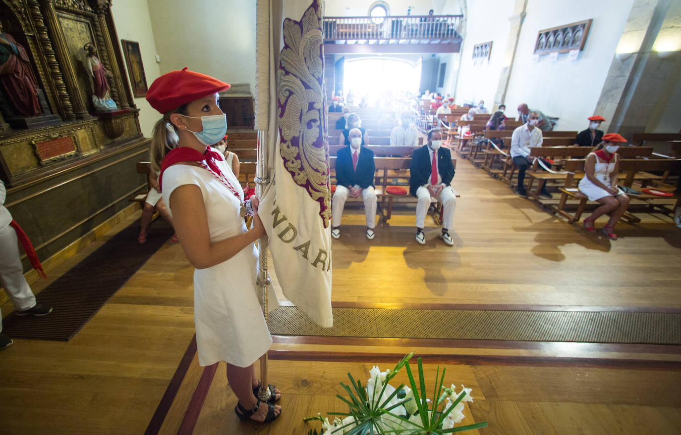 Fotos: Las imágenes de otro 8 de septiembre atípico en Hondarribia