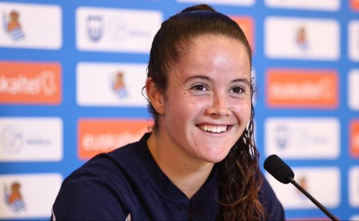 Nerea Eizagirre: «Quiero soñar de la mano de la Real»