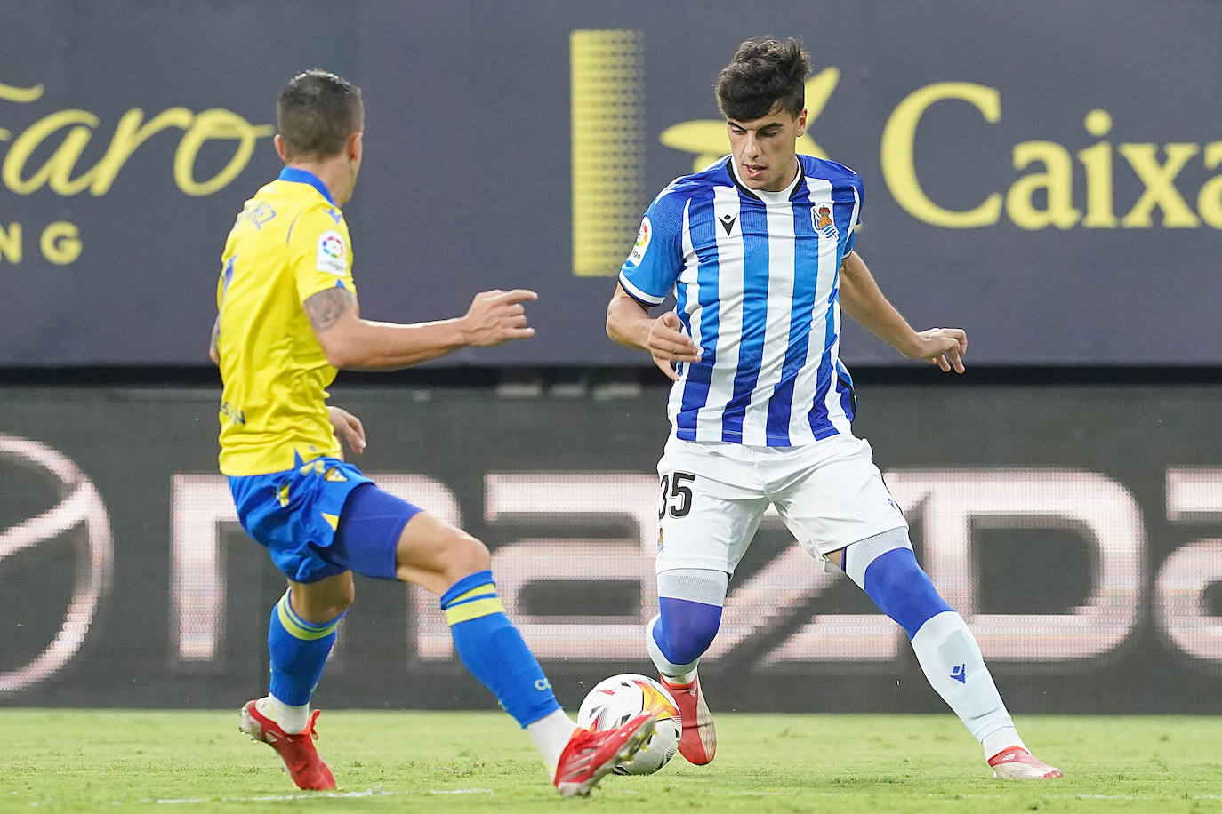 Fotos: Las mejores imágenes del partido entre el Cádiz y la Real Sociedad