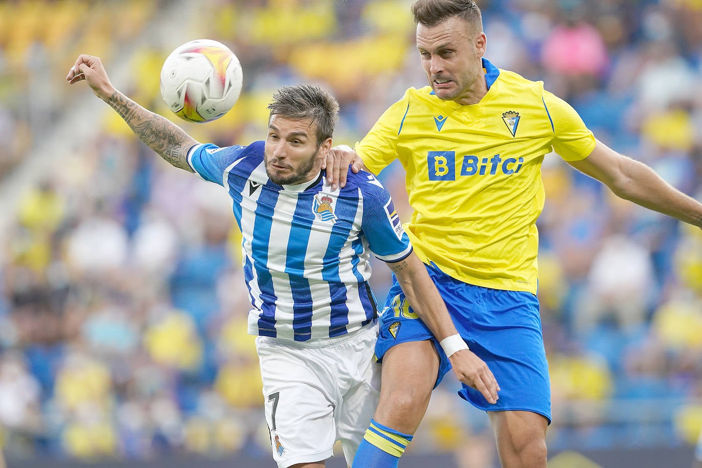 Fotos: Las mejores imágenes del partido entre el Cádiz y la Real Sociedad