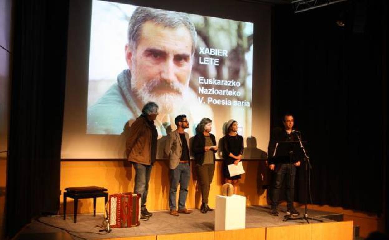 2020ko ekitaldiko sari-banaketa. 