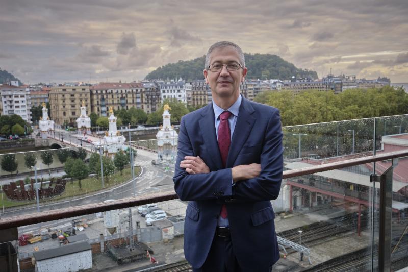 El gobernador del Banco de España visitó esta semana San Sebastián para participar en el 'Foro Finanza'. 