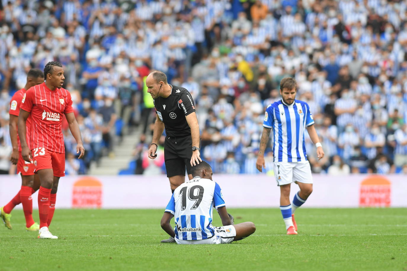 Fotos: Las mejores imágenes del partido entre la Real Sociedad y el Sevilla