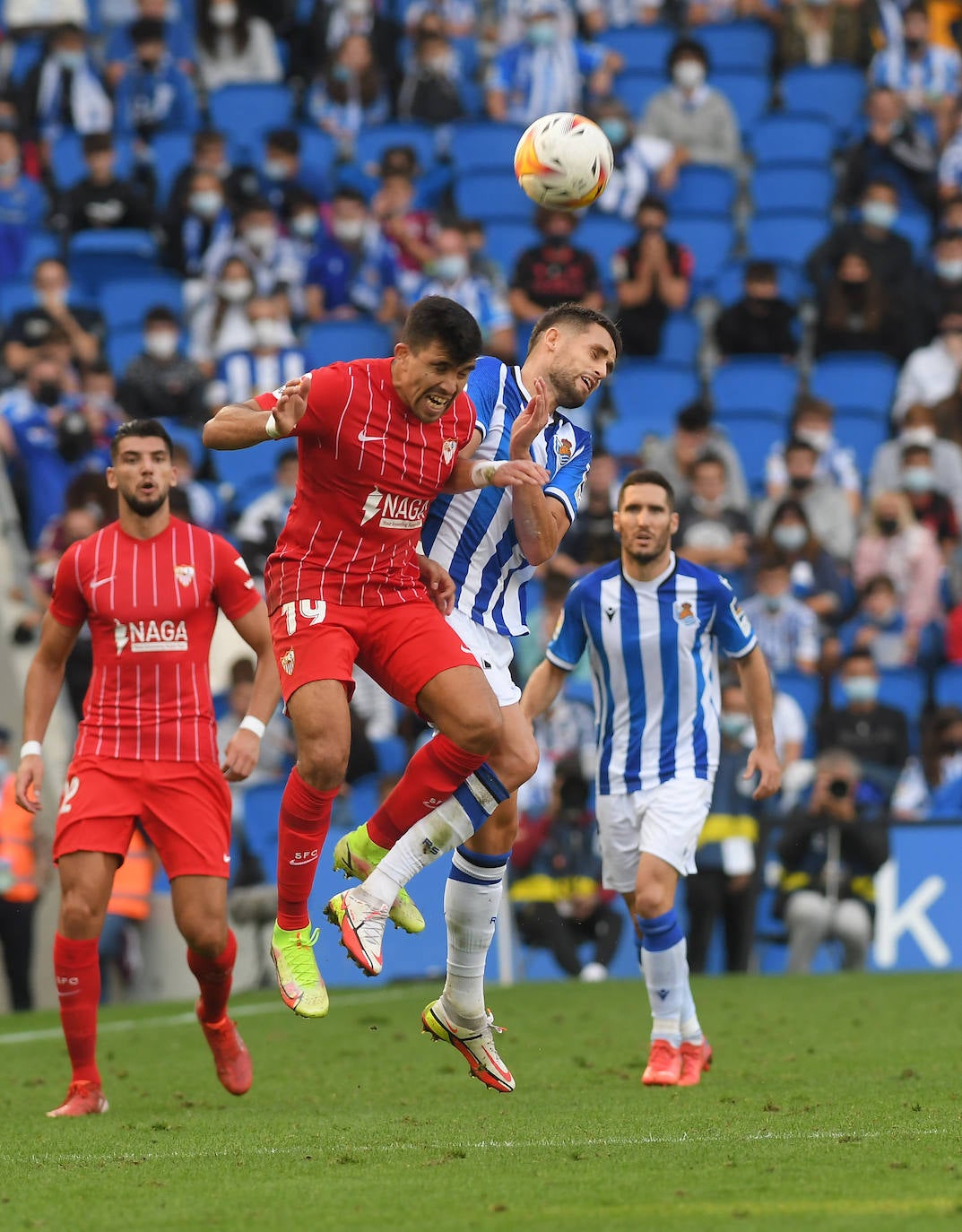 Fotos: Las mejores imágenes del partido entre la Real Sociedad y el Sevilla