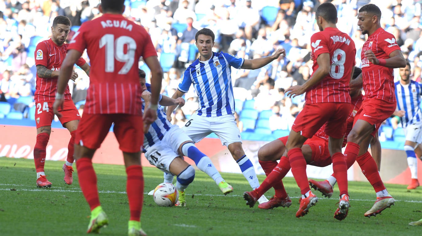 Fotos: Las mejores imágenes del partido entre la Real Sociedad y el Sevilla