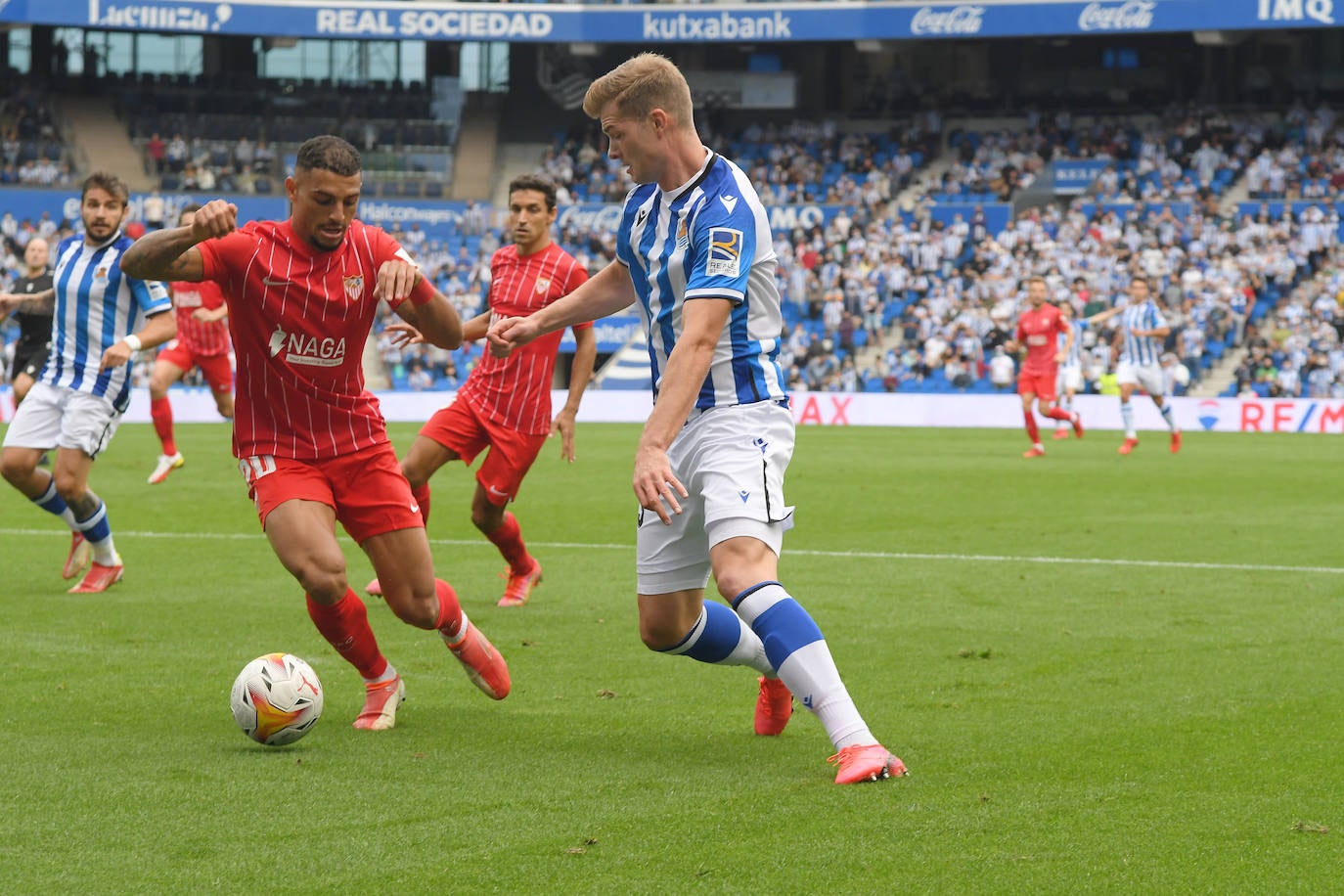 Fotos: Las mejores imágenes del partido entre la Real Sociedad y el Sevilla