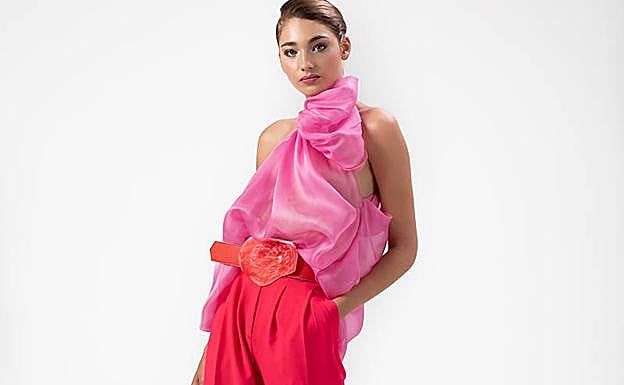 Blusa y pantalón modelo'Valentina' de la diseñadora Isabel Zapardiez.
